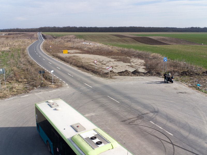 Ilfov Cernica posta teren intravilan la asfalt si statie autobuz
